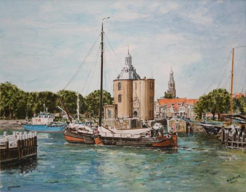 Enkhuizen, havengezicht